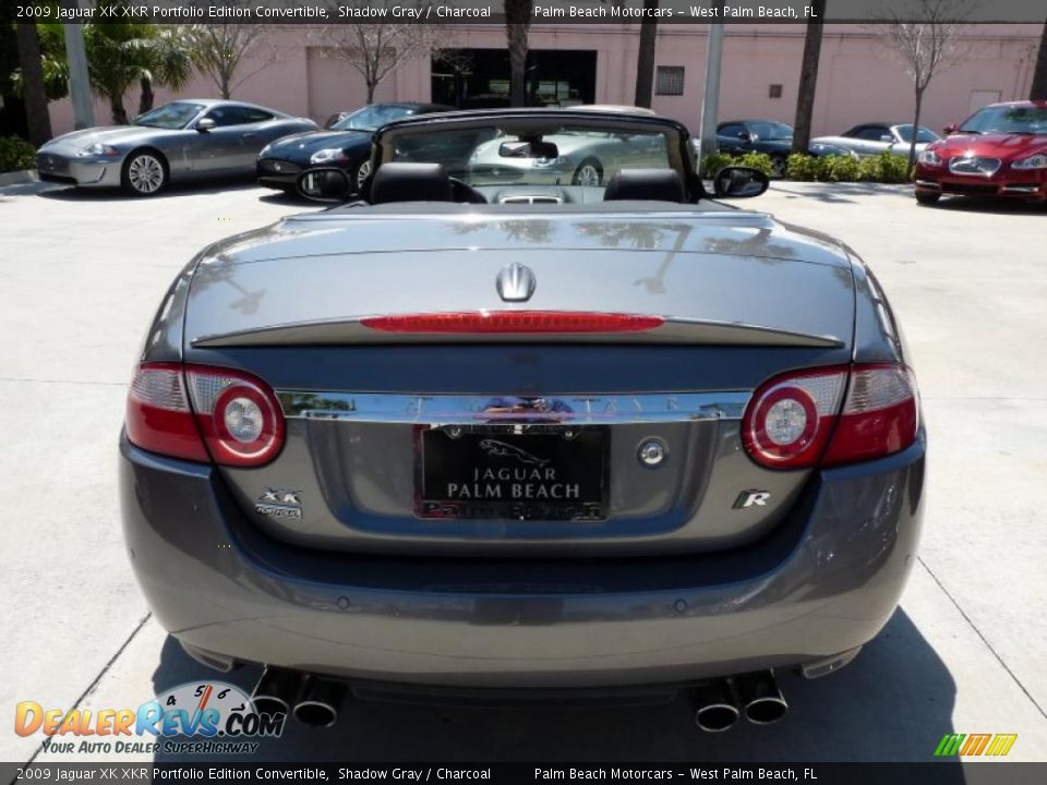 2009 Jaguar XK XKR Portfolio Edition Convertible Shadow Gray / Charcoal Photo #5