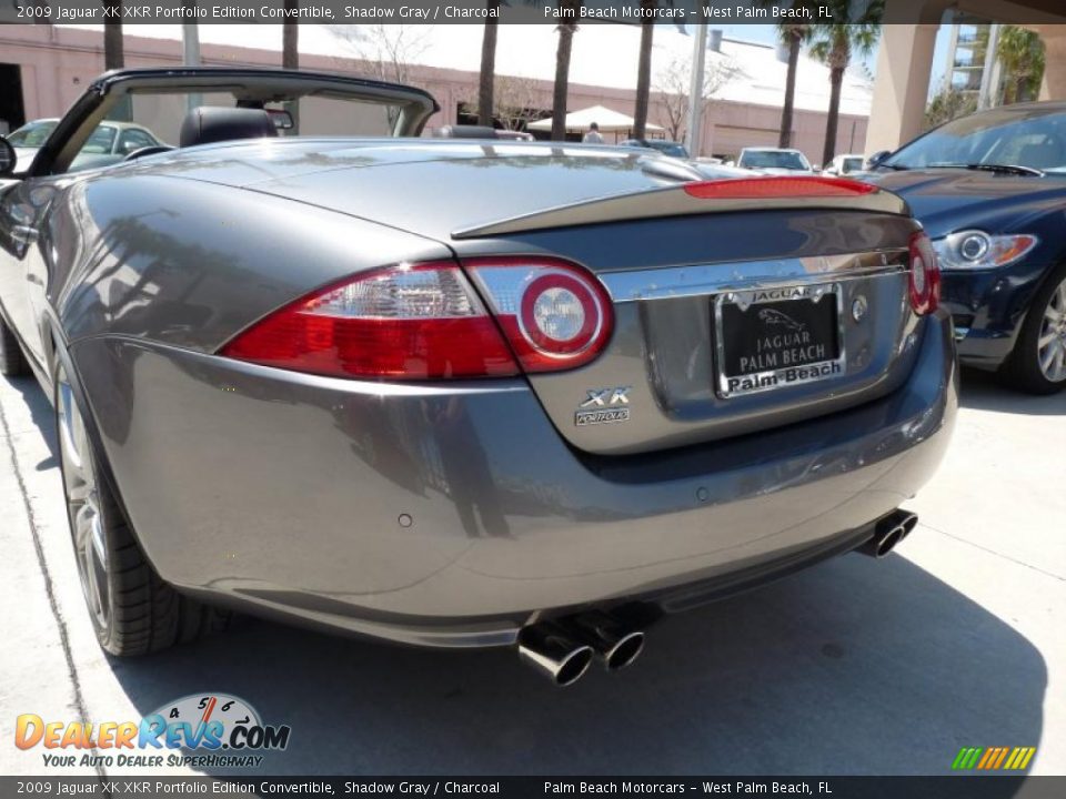 2009 Jaguar XK XKR Portfolio Edition Convertible Shadow Gray / Charcoal Photo #6