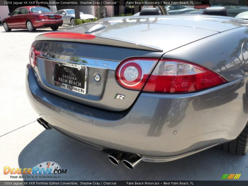 2009 Jaguar XK XKR Portfolio Edition Convertible Shadow Gray / Charcoal Photo #7