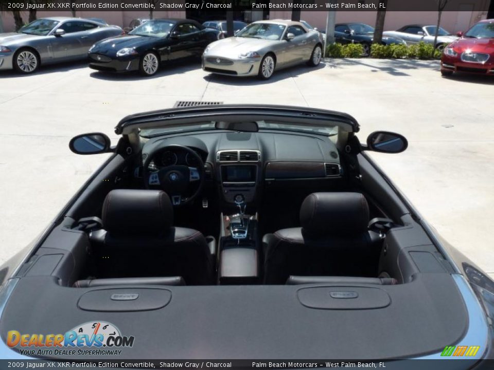 2009 Jaguar XK XKR Portfolio Edition Convertible Shadow Gray / Charcoal Photo #10