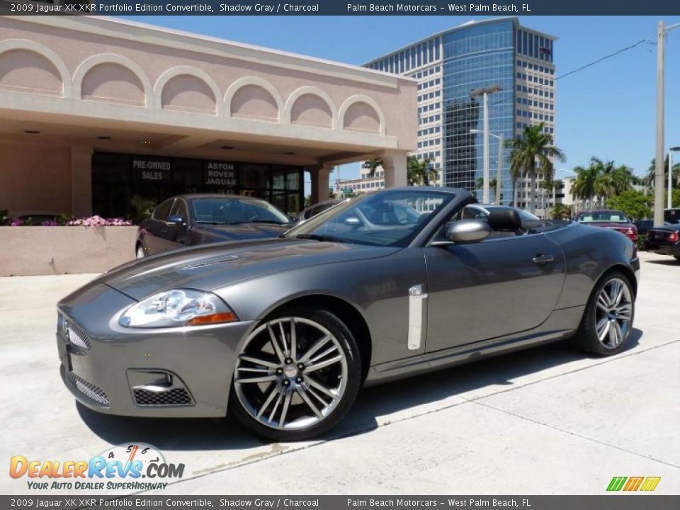 2009 Jaguar XK XKR Portfolio Edition Convertible Shadow Gray / Charcoal Photo #11