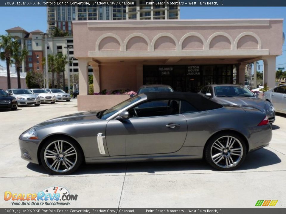 2009 Jaguar XK XKR Portfolio Edition Convertible Shadow Gray / Charcoal Photo #16