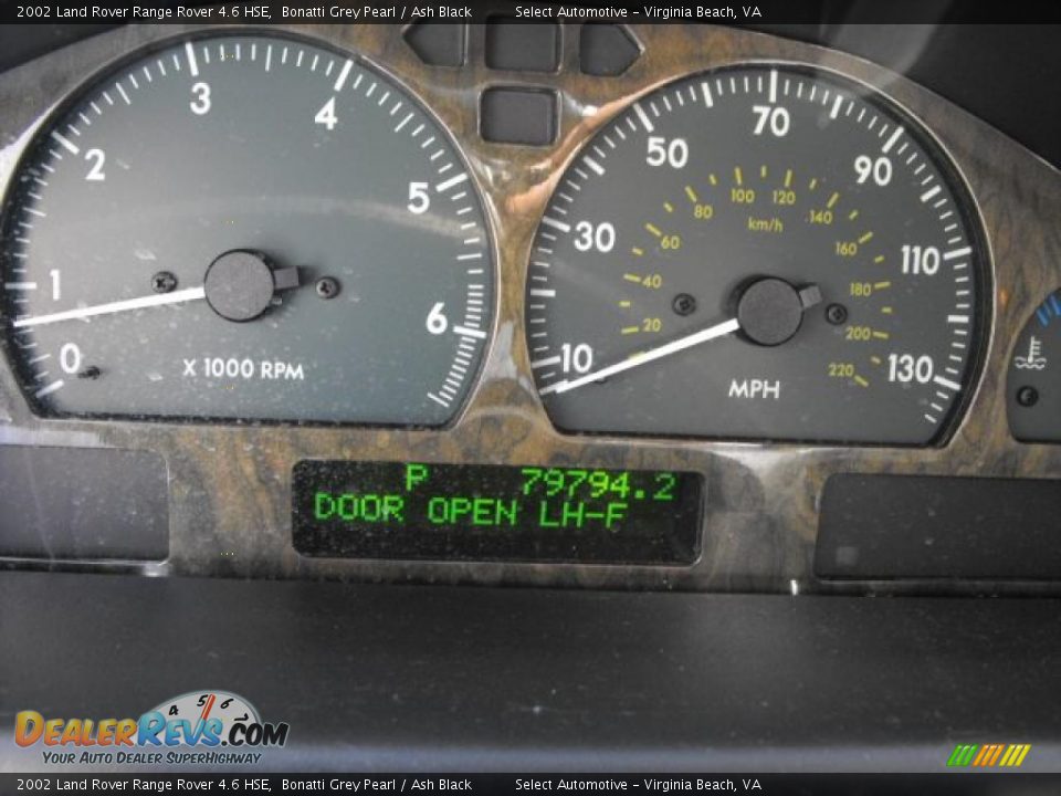 2002 Land Rover Range Rover 4.6 HSE Bonatti Grey Pearl / Ash Black Photo #15