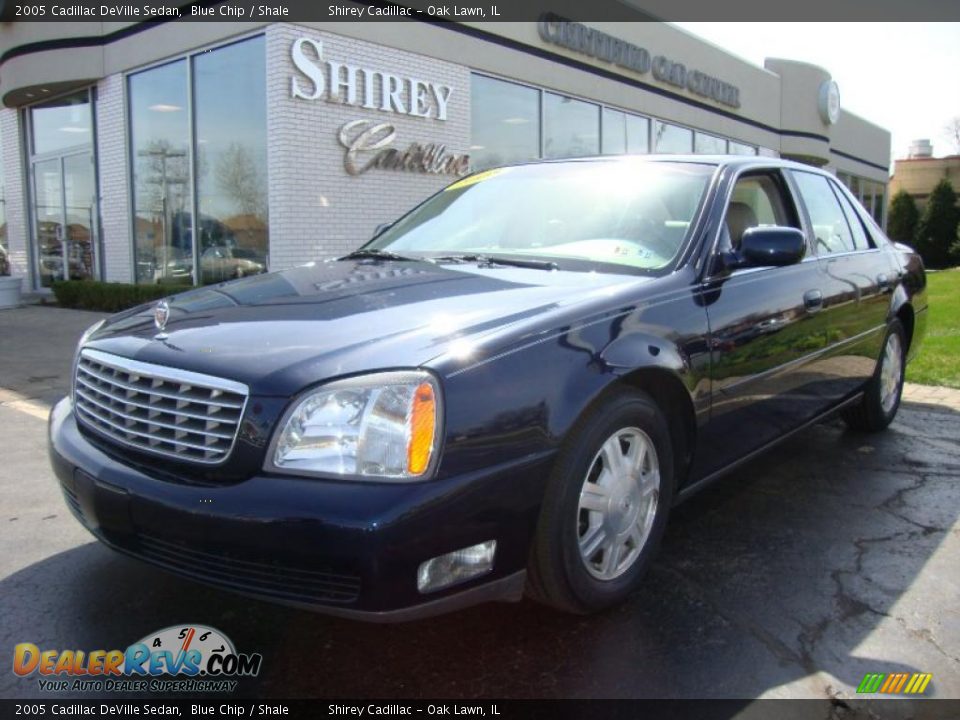 2005 Cadillac DeVille Sedan Blue Chip / Shale Photo #1