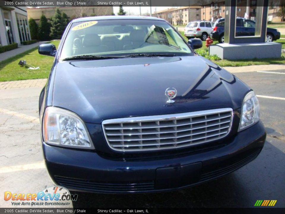 2005 Cadillac DeVille Sedan Blue Chip / Shale Photo #2