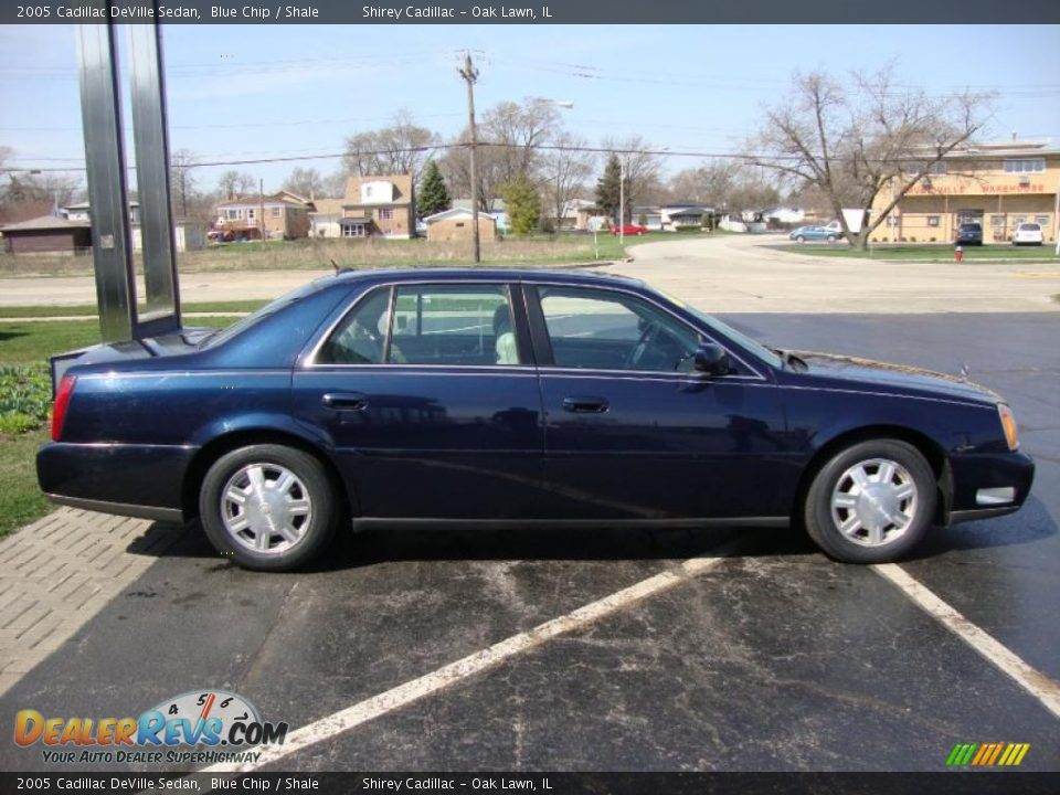 2005 Cadillac DeVille Sedan Blue Chip / Shale Photo #4