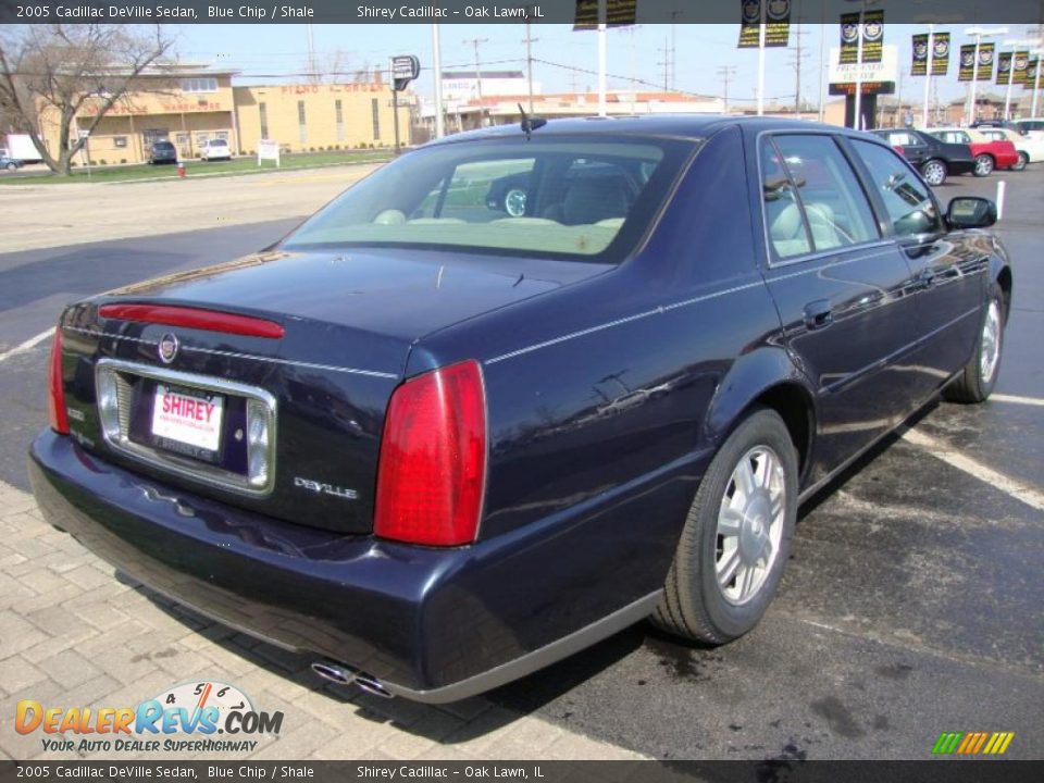 2005 Cadillac DeVille Sedan Blue Chip / Shale Photo #5