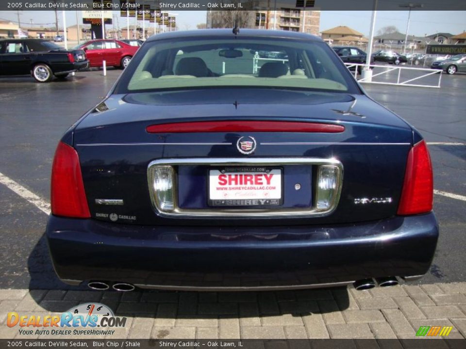 2005 Cadillac DeVille Sedan Blue Chip / Shale Photo #6