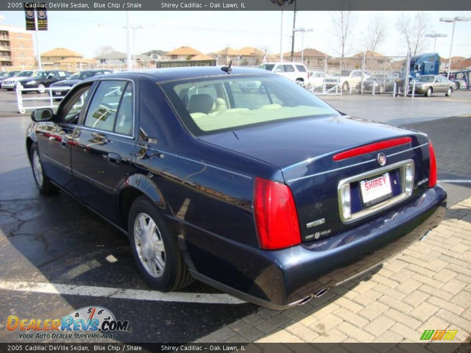 2005 Cadillac DeVille Sedan Blue Chip / Shale Photo #7