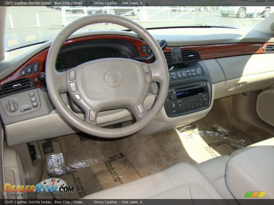 2005 Cadillac DeVille Sedan Blue Chip / Shale Photo #10