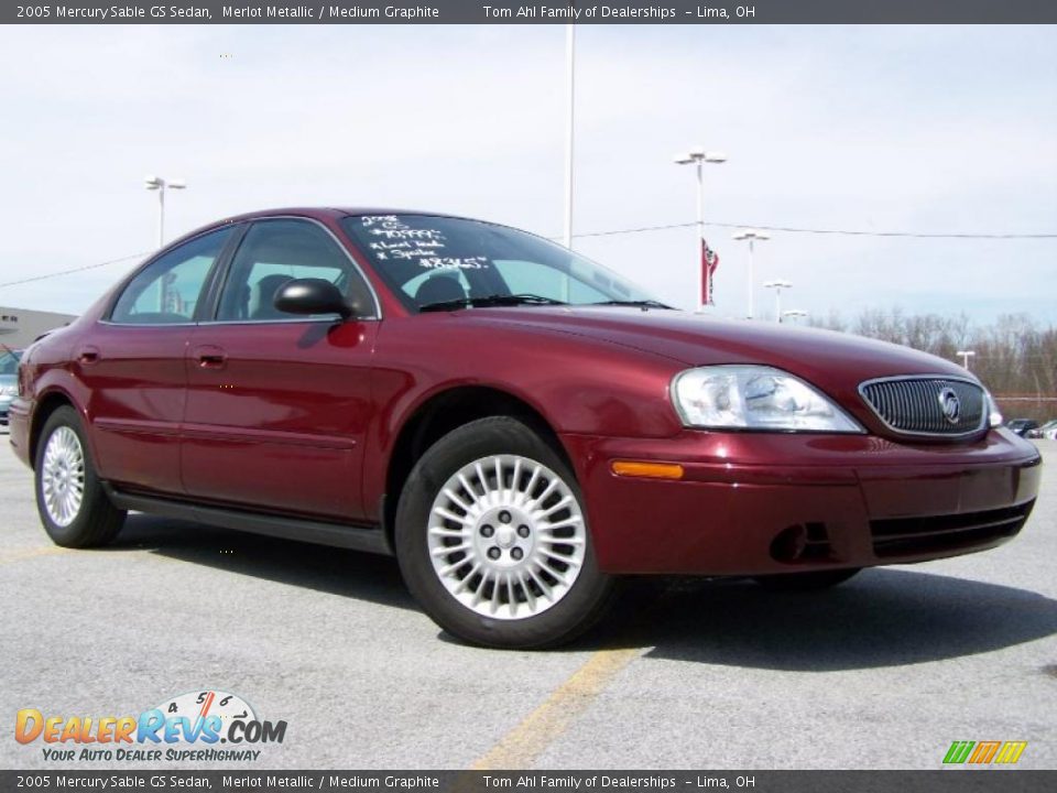 2005 Mercury Sable GS Sedan Merlot Metallic / Medium Graphite Photo #1