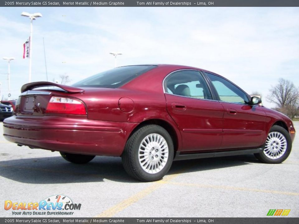 2005 Mercury Sable GS Sedan Merlot Metallic / Medium Graphite Photo #6