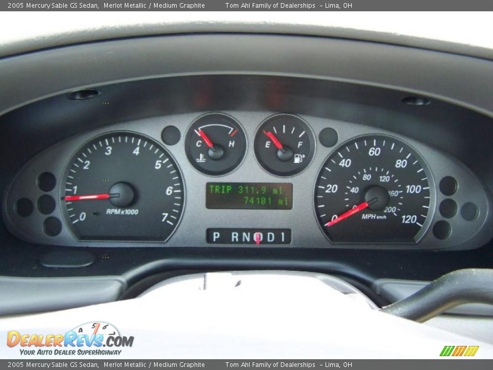 2005 Mercury Sable GS Sedan Merlot Metallic / Medium Graphite Photo #15