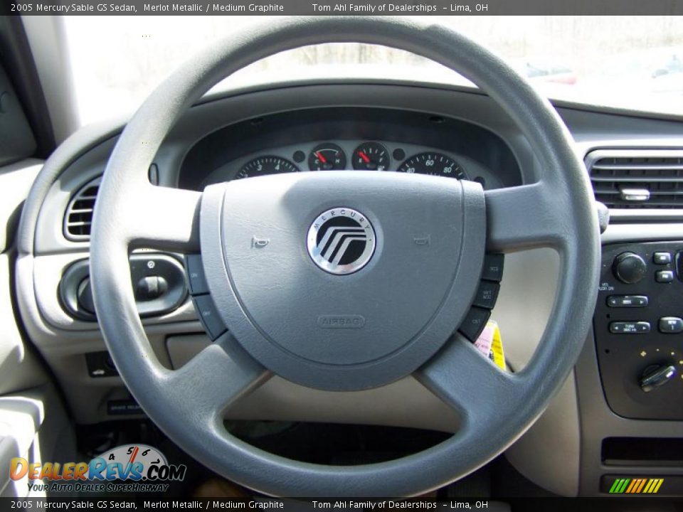 2005 Mercury Sable GS Sedan Merlot Metallic / Medium Graphite Photo #16