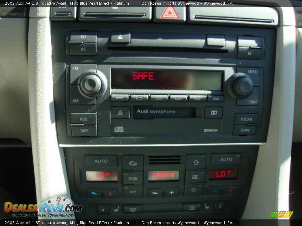 2003 Audi A4 1.8T quattro Avant Ming Blue Pearl Effect / Platinum Photo #36