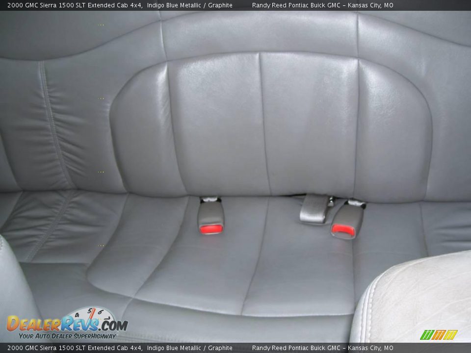 2000 GMC Sierra 1500 SLT Extended Cab 4x4 Indigo Blue Metallic / Graphite Photo #12