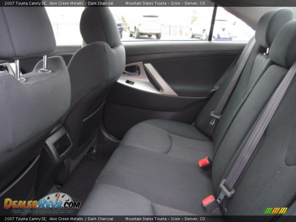 2007 Toyota Camry SE Aloe Green Metallic / Dark Charcoal Photo #10