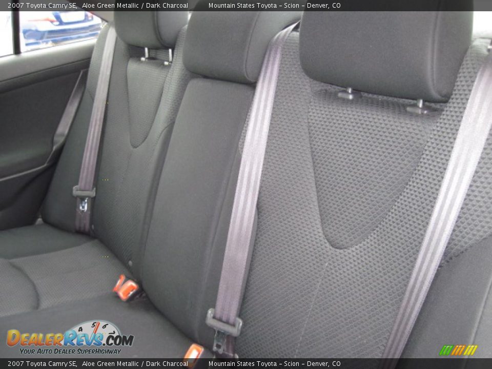 2007 Toyota Camry SE Aloe Green Metallic / Dark Charcoal Photo #13