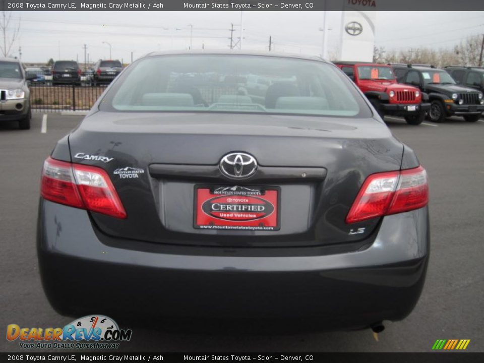 2008 Toyota Camry LE Magnetic Gray Metallic / Ash Photo #3