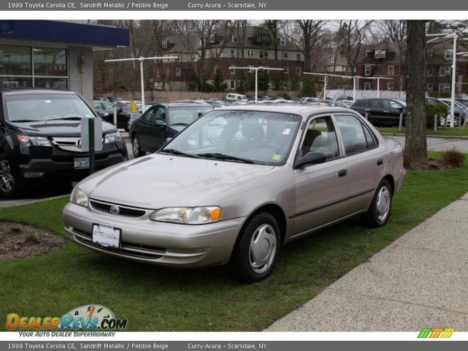 1999 Toyota Corolla CE Sandrift Metallic / Pebble Beige Photo #2