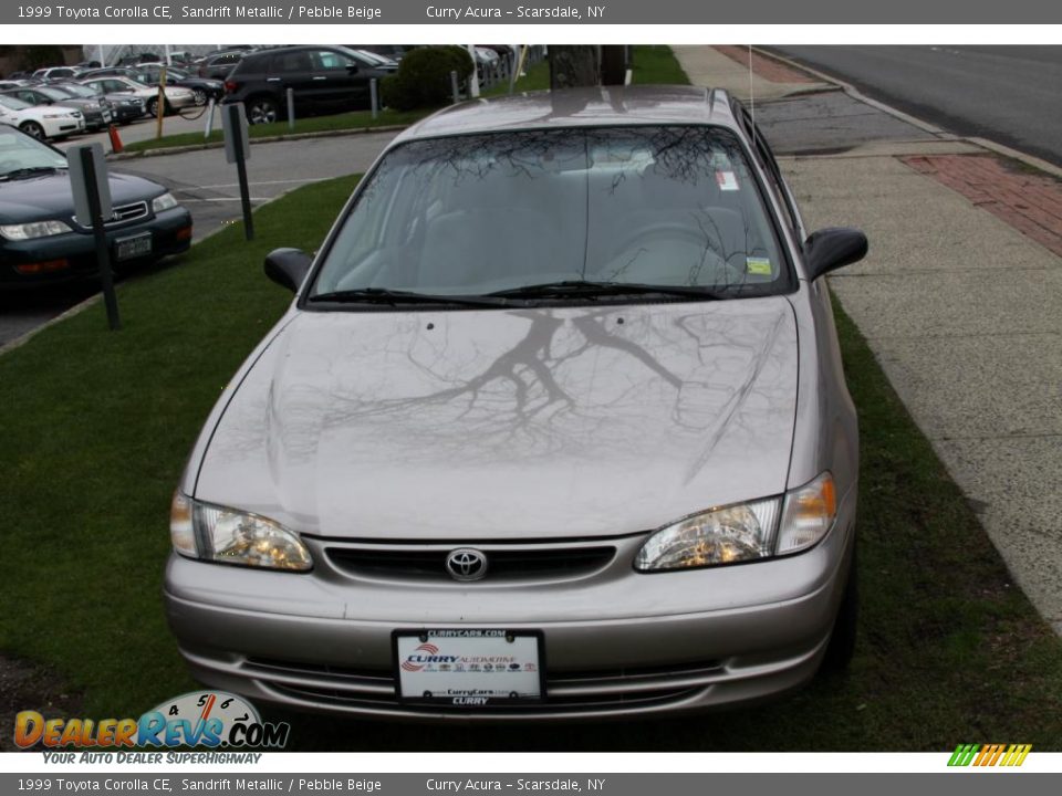 1999 Toyota Corolla CE Sandrift Metallic / Pebble Beige Photo #3