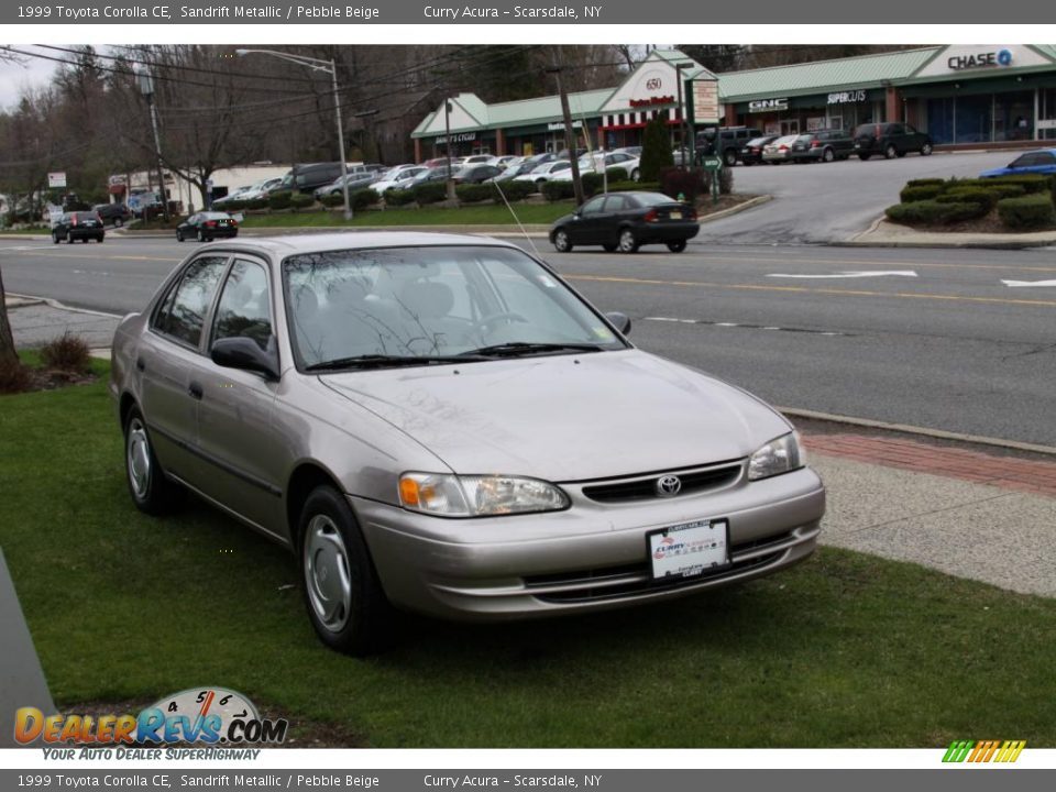 1999 Toyota Corolla CE Sandrift Metallic / Pebble Beige Photo #4