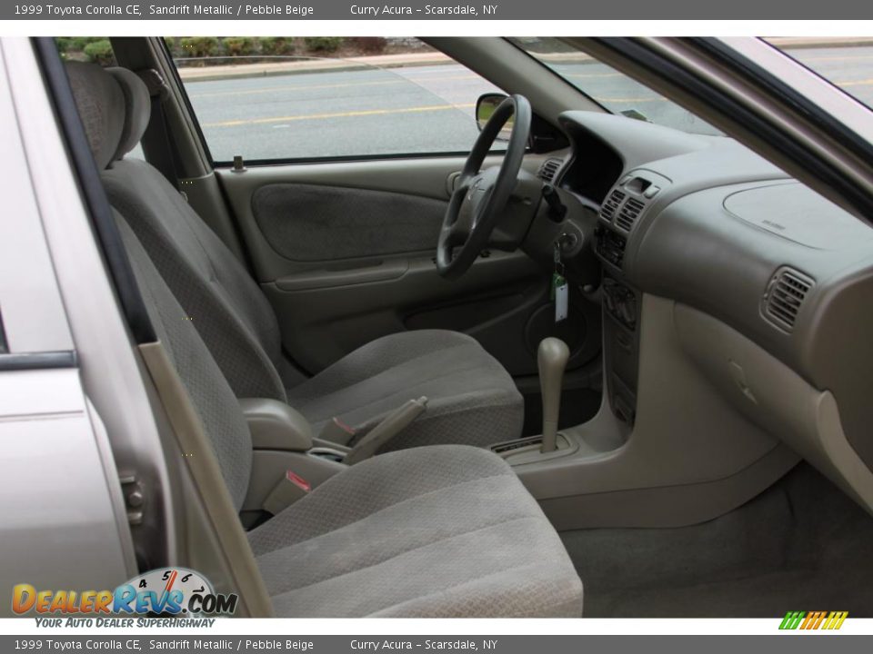 1999 Toyota Corolla CE Sandrift Metallic / Pebble Beige Photo #12