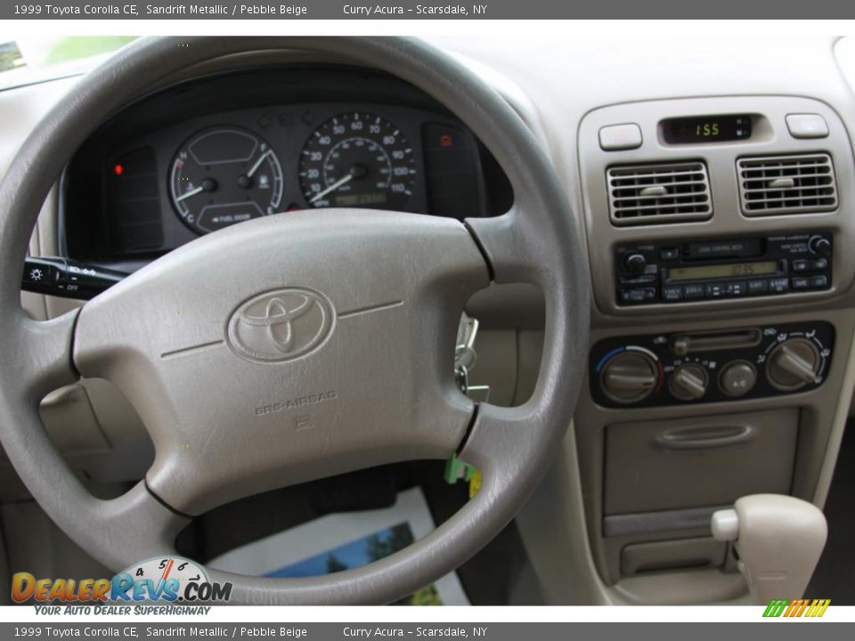 1999 Toyota Corolla CE Sandrift Metallic / Pebble Beige Photo #13