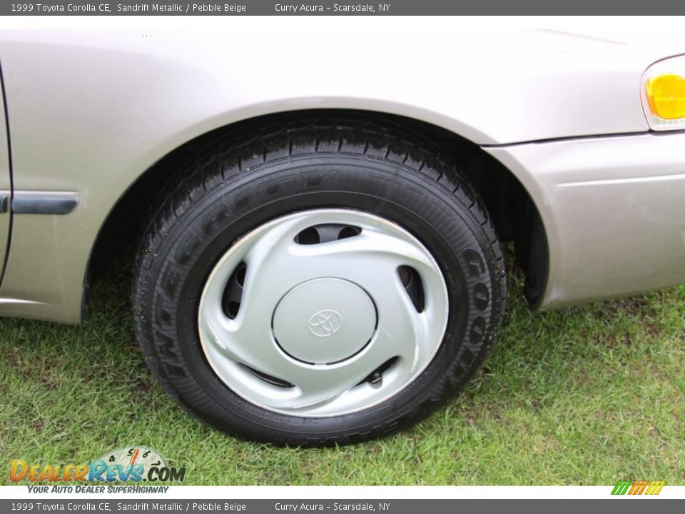 1999 Toyota Corolla CE Sandrift Metallic / Pebble Beige Photo #22