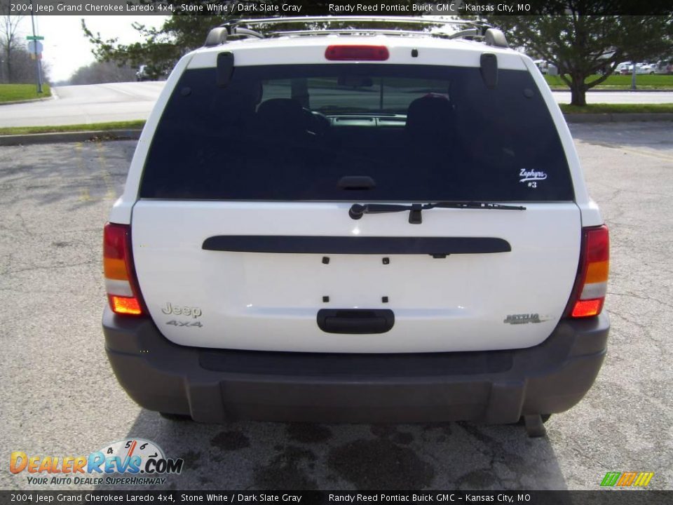 2004 Jeep Grand Cherokee Laredo 4x4 Stone White / Dark Slate Gray Photo #7