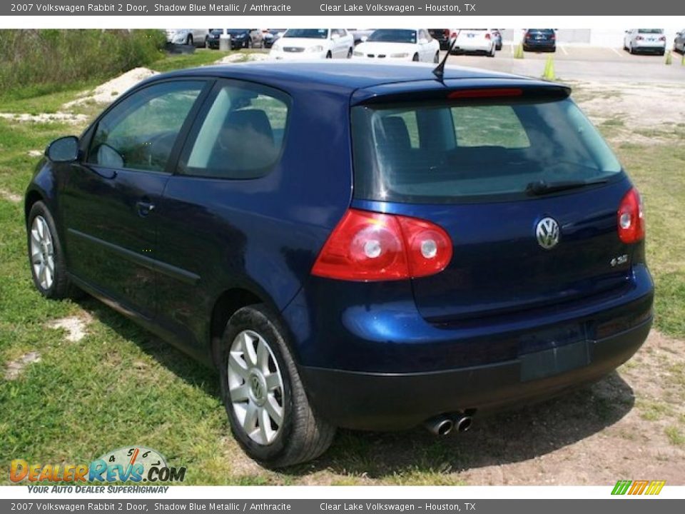 2007 Volkswagen Rabbit 2 Door Shadow Blue Metallic / Anthracite Photo #2