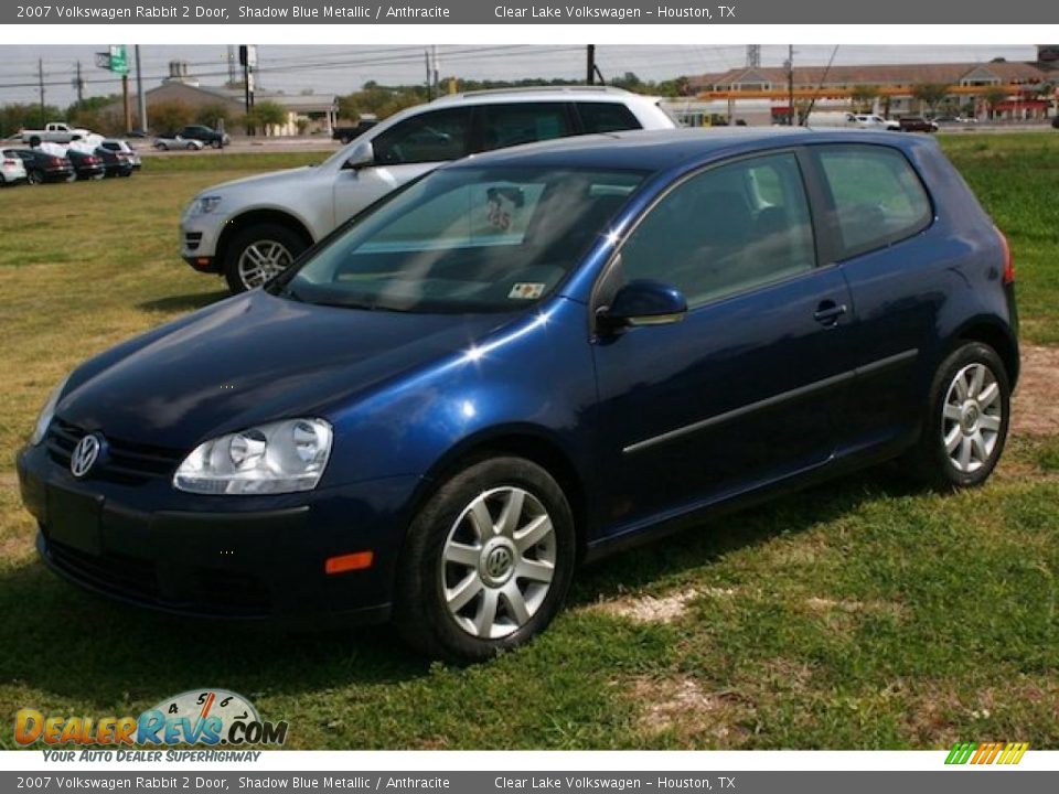 2007 Volkswagen Rabbit 2 Door Shadow Blue Metallic / Anthracite Photo #3