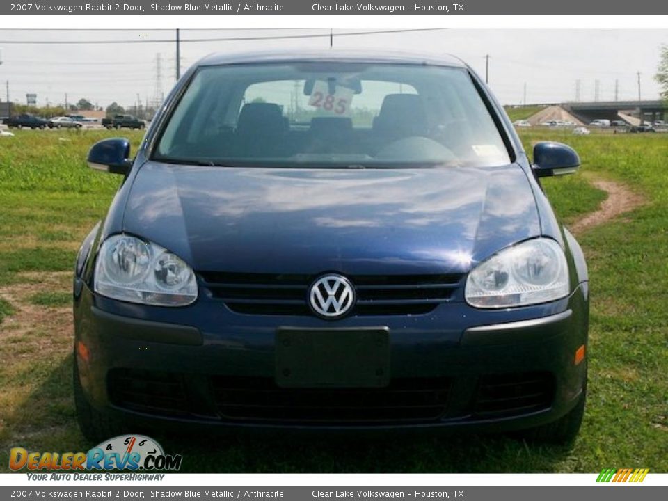 2007 Volkswagen Rabbit 2 Door Shadow Blue Metallic / Anthracite Photo #10