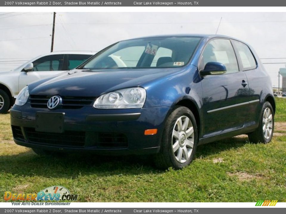 2007 Volkswagen Rabbit 2 Door Shadow Blue Metallic / Anthracite Photo #11