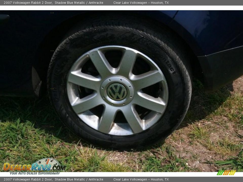 2007 Volkswagen Rabbit 2 Door Shadow Blue Metallic / Anthracite Photo #14