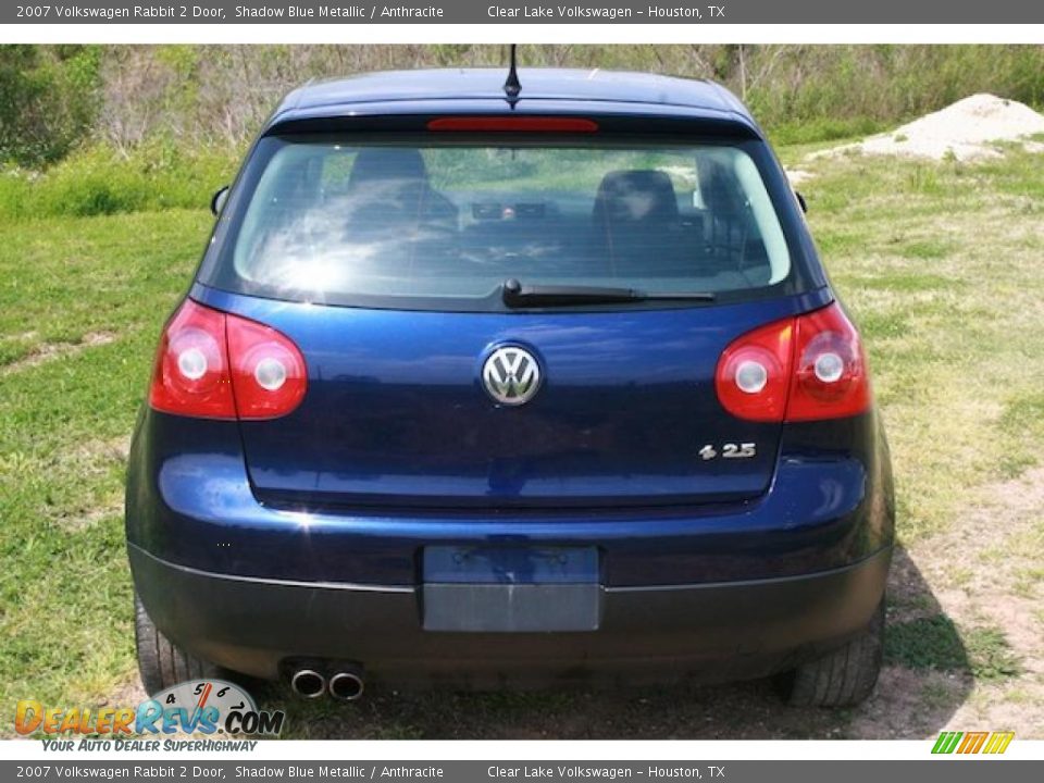 2007 Volkswagen Rabbit 2 Door Shadow Blue Metallic / Anthracite Photo #15