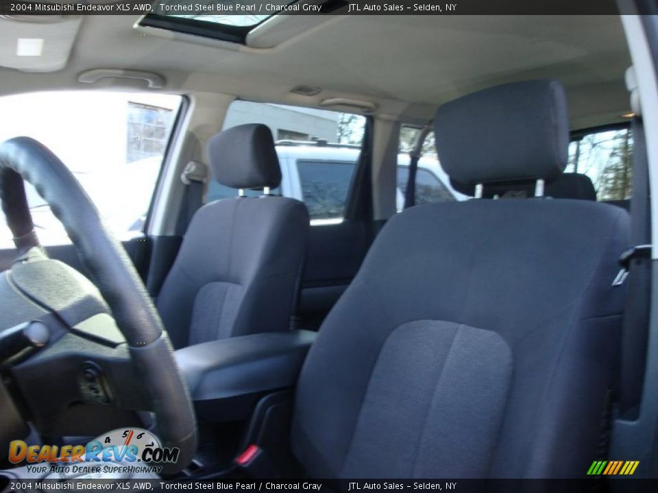2004 Mitsubishi Endeavor XLS AWD Torched Steel Blue Pearl / Charcoal Gray Photo #9