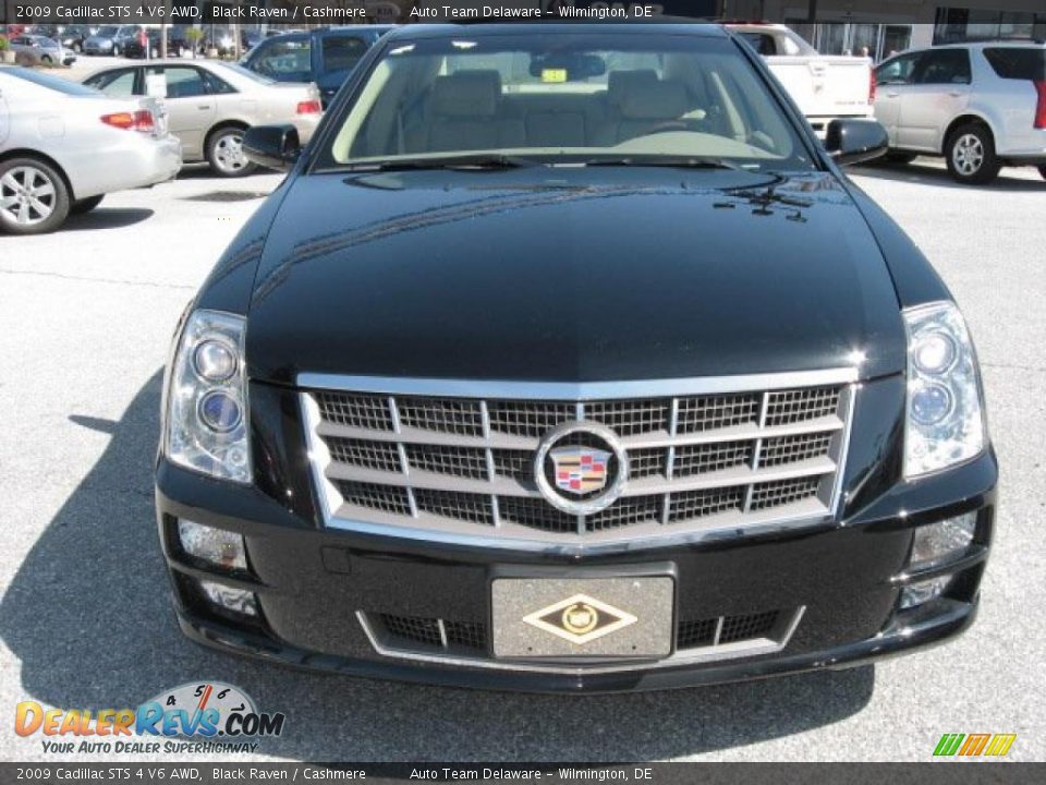 2009 Cadillac STS 4 V6 AWD Black Raven / Cashmere Photo #3