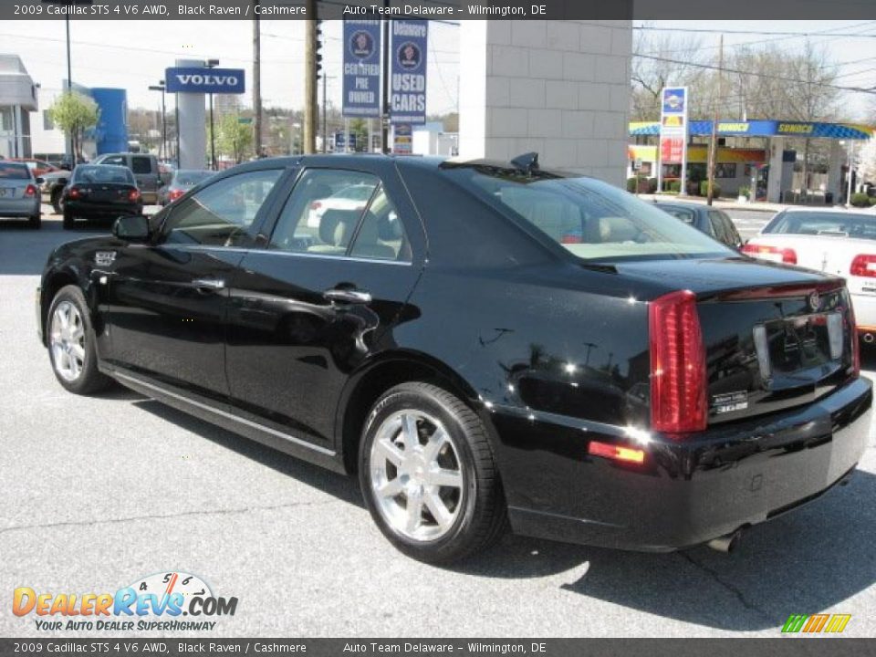 2009 Cadillac STS 4 V6 AWD Black Raven / Cashmere Photo #8