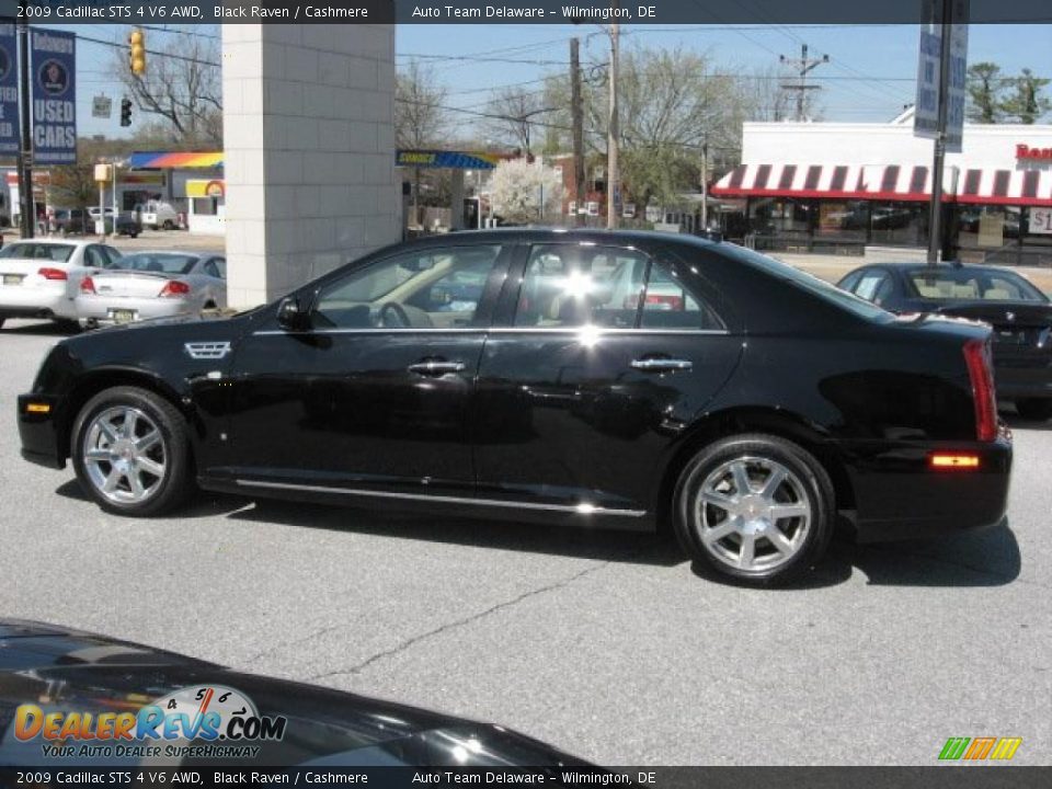 2009 Cadillac STS 4 V6 AWD Black Raven / Cashmere Photo #9