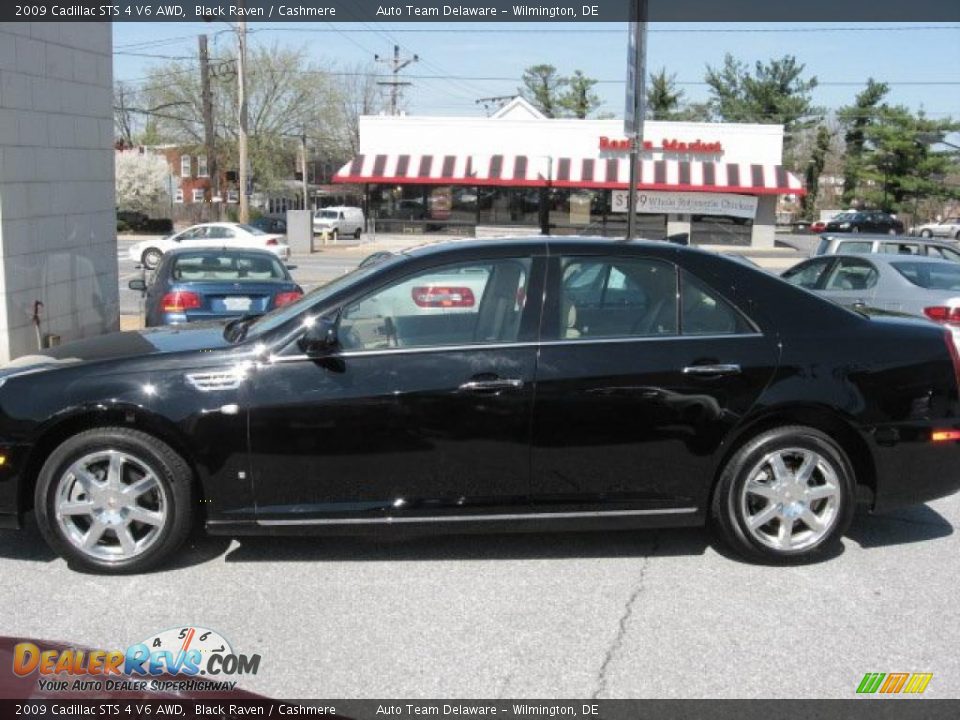 2009 Cadillac STS 4 V6 AWD Black Raven / Cashmere Photo #10