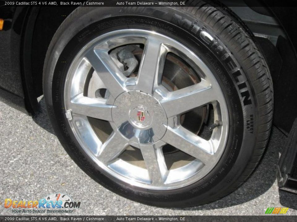 2009 Cadillac STS 4 V6 AWD Black Raven / Cashmere Photo #11