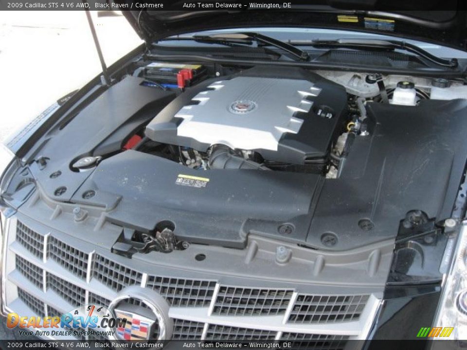 2009 Cadillac STS 4 V6 AWD Black Raven / Cashmere Photo #12
