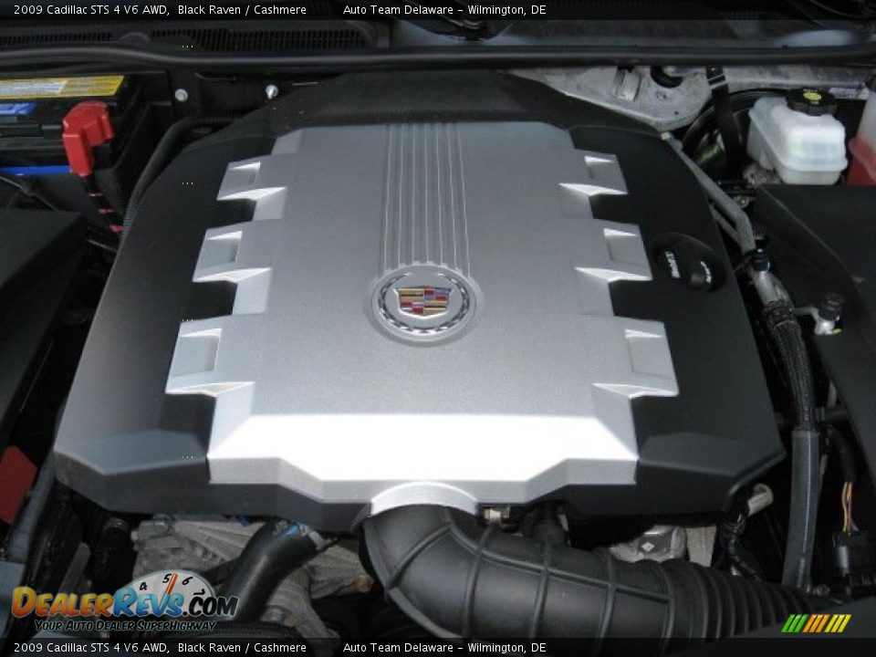 2009 Cadillac STS 4 V6 AWD Black Raven / Cashmere Photo #13