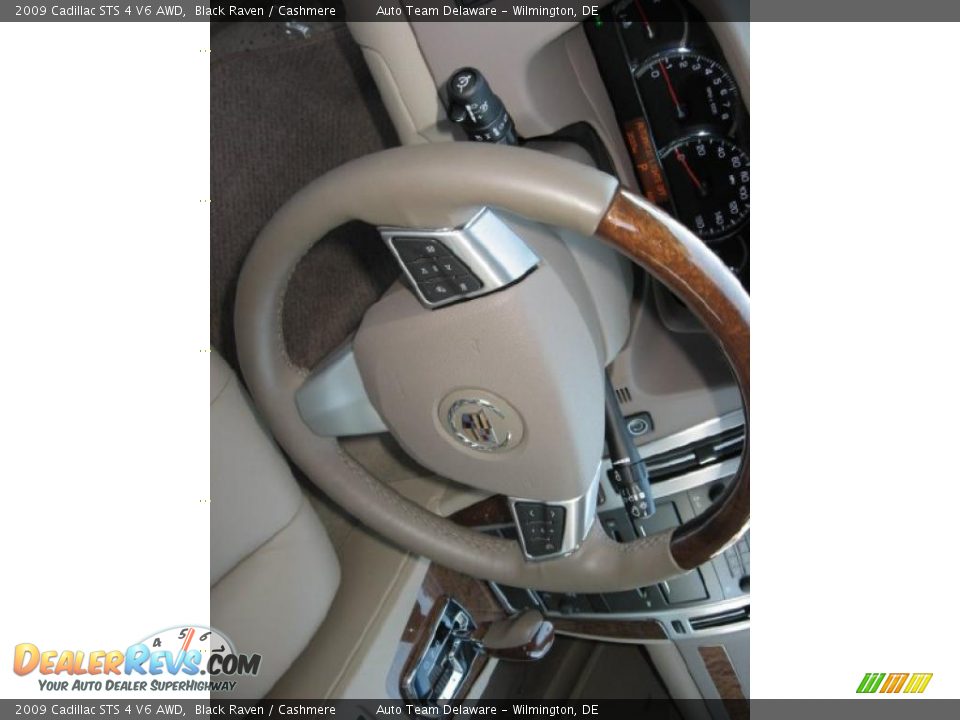 2009 Cadillac STS 4 V6 AWD Black Raven / Cashmere Photo #21