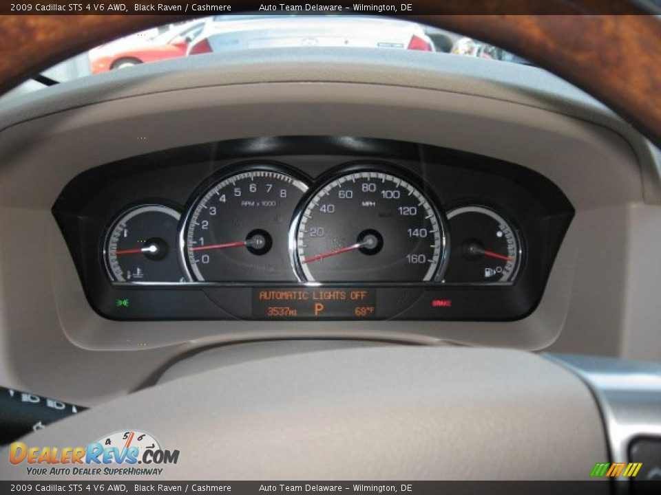 2009 Cadillac STS 4 V6 AWD Black Raven / Cashmere Photo #32