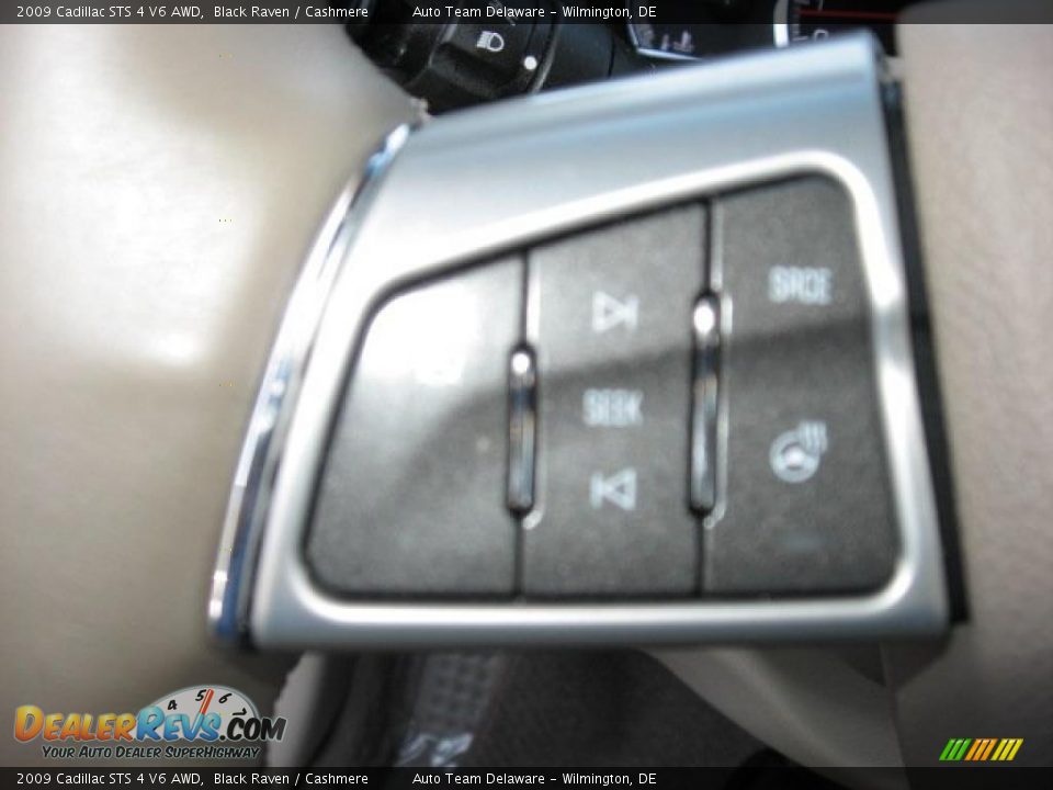 2009 Cadillac STS 4 V6 AWD Black Raven / Cashmere Photo #33