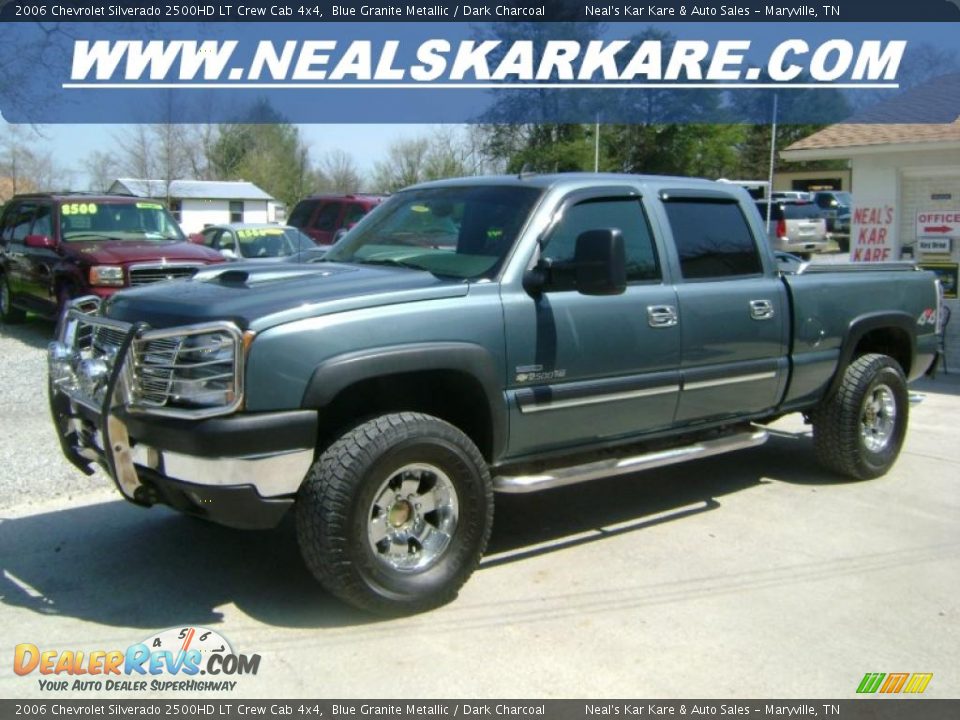 2006 Chevrolet Silverado 2500HD LT Crew Cab 4x4 Blue Granite Metallic / Dark Charcoal Photo #1