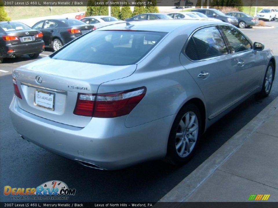 2007 Lexus LS 460 L Mercury Metallic / Black Photo #5