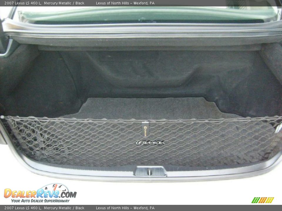 2007 Lexus LS 460 L Mercury Metallic / Black Photo #14